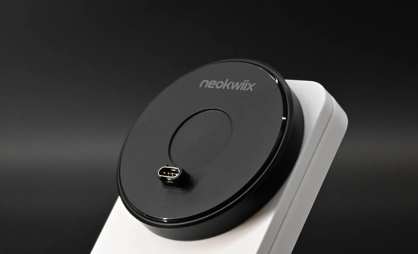 Adapter attached to a magnetic charging stand